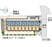 ★手数料０円★福生市加美平　月極駐車場（LP）